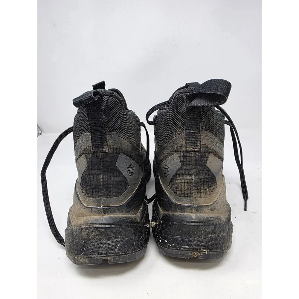 Adidas Terrex Free Hiker 2.0 Goretex Mens 10 Black Hiking Shoes Boost Flaws